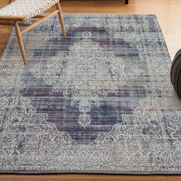 Regis Bohemian Medallion Washable Area Rug